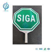 Stopp-/Langsam-Paddelschild mit Griff