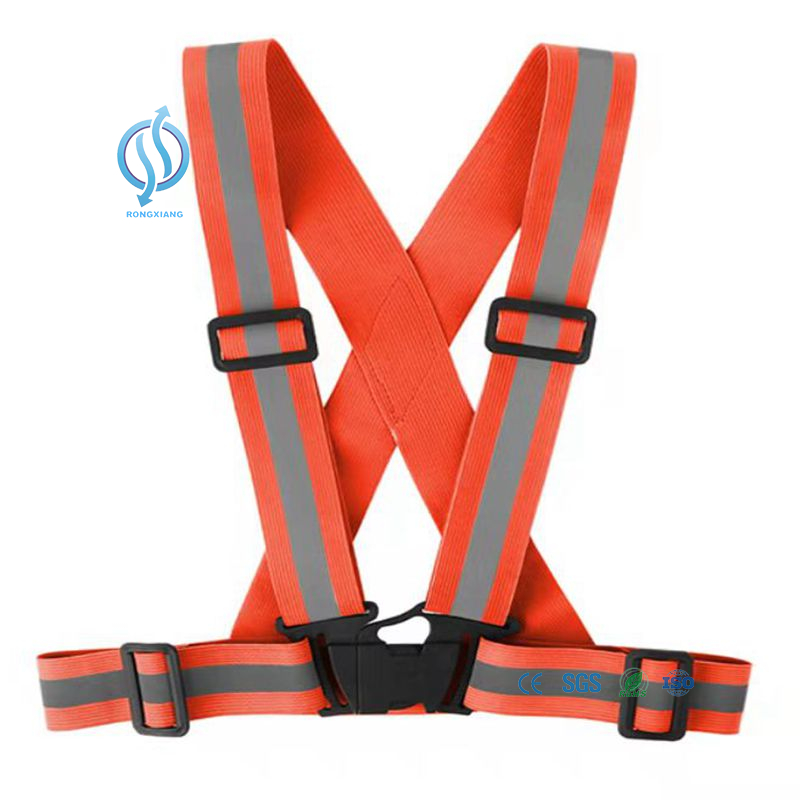 Reflektierende Sicherheitsweste, elastische Tasche, Nachtarbeit