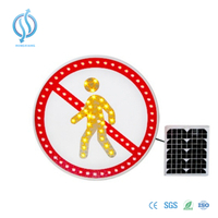 Passen Sie verschiedene Arten von Solar-Verkehrssicherheitszeichen an